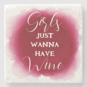 Mooie wijnplaat - Steen Onderzetter (Voorkant)