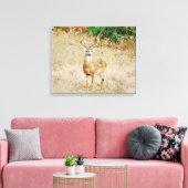 Mooie Wild Deer Buck Canvas Afdruk (Insitu (Woonkamer))