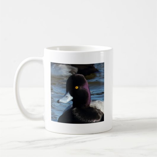 Mooie Wild Duck - Lesser Scaup Drake Koffiemok (Links)