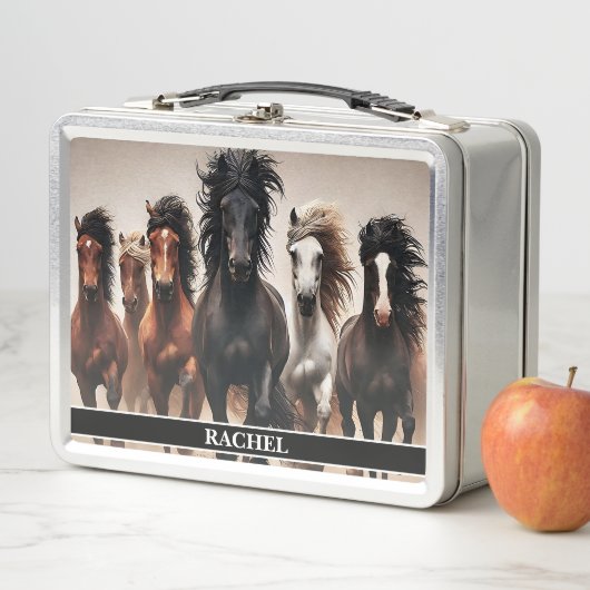 Mooie Wild Horses lunchbox (In situ)