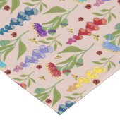 Mooie wilde bloem, bij, Lady Bug Korte Tafelloper (Hoek)