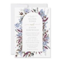 Mooie wilde bloem paarsblauw