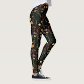 Mooie wilde bloemen en vlinders leggings (Rechts)