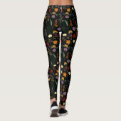 Mooie wilde bloemen en vlinders leggings (Achterkant)