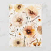Mooie wilde bloemen HAPPY BIRTHDAY Briefkaart (Voorkant)