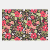 Mooie Wilde Bloemen Inpakpapier Set Vel (Voorkant)