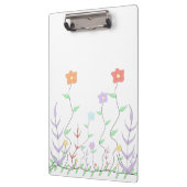 Mooie Wilde Bloemen Klembord (Links)