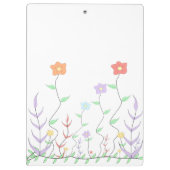 Mooie Wilde Bloemen Klembord (Achterkant)