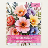 Mooie Wilde Bloemen Moderne Luxe Collectie Planner (Voorkant)