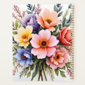 Mooie Wilde Bloemen Moderne Luxe Collectie Planner (Achterkant)