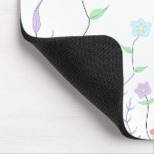 Mooie Wilde Bloemen Muismat (Hoek)