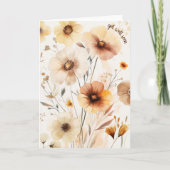 Mooie wilde bloemen worden snel goed kaart (Voorkant)