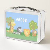 Mooie Wilde Dieren Giraffe Zebra Leeuw Aap (Voorkant)