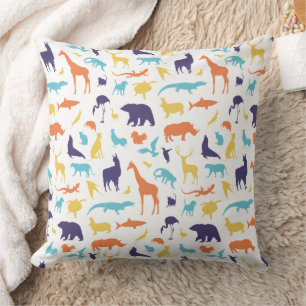 Mooie Wilde Dieren Patroon Kussen