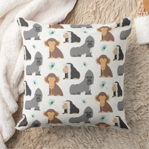 Mooie Wilde Dieren Patroon Kussen