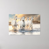 Mooie wilde paarden canvas afdruk (Voorkant)