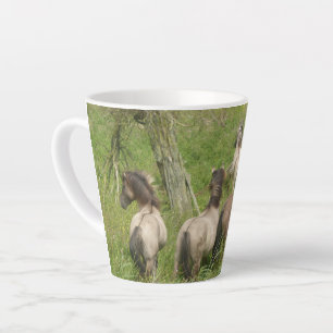 Mooie Wilde Paarden Latte Mok