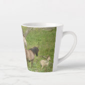 Mooie Wilde Paarden Latte Mok (Rechts)