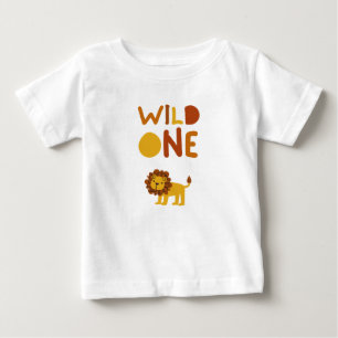 Mooie "Wildebras" Eerste Verjaardag Leeuw Kinderen