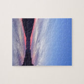 Mooie Wilderness Sunset over Lake Foto Legpuzzel (Horizontaal)