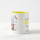 Mooie Wildflower 4 Aangepaste Foto Moederdag Mok (Center)