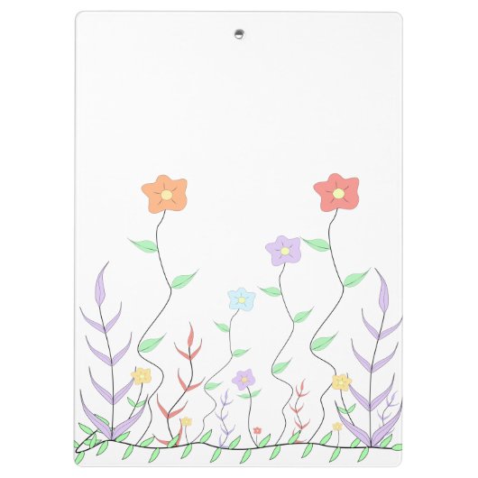 Mooie Wildflower Klembord (Achterkant)