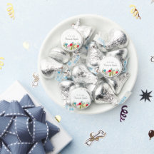 Mooie Wildflower Wedding Mini Hershey kisses