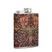 Mooie William Morris Honeysuckle Flask Heupfles (Rechts)