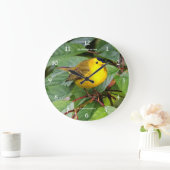 Mooie Wilsons Zanger Zangvogel in Kersenboom Grote Klok (Huis)