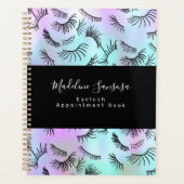 Mooie Wimpertechnicus Pastel Wimpers Doodles Planner (Voorkant)