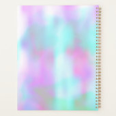 Mooie Wimpertechnicus Pastel Wimpers Doodles Planner (Achterkant)