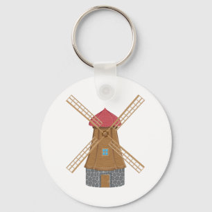 Mooie windmolen sleutelhanger