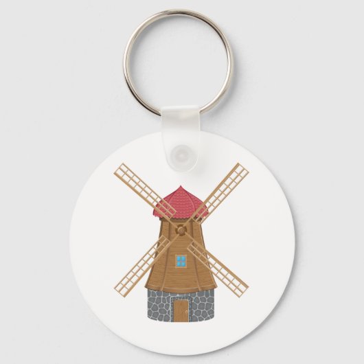 Mooie windmolen sleutelhanger (Voorkant)