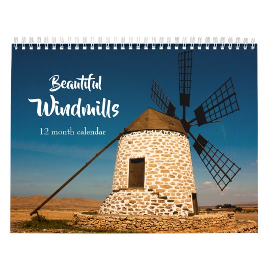 Mooie Windmolens 2027 Kalender (Hoes)