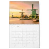 Mooie Windmolens 2027 Kalender (Jan 2027)