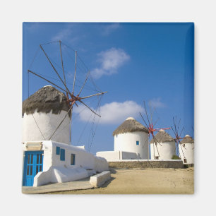 Mooie windmolens op het eiland Mykonos, Magneet