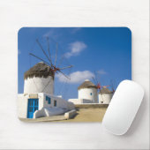 Mooie windmolens op het eiland Mykonos, Muismat (Met muis)