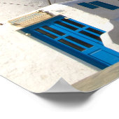 Mooie windmolens op het eiland Mykonos, Poster (Hoek)