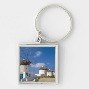 Mooie windmolens op het eiland Mykonos, Sleutelhanger