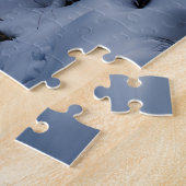 Mooie winter in de bergen legpuzzel (Zijkant)