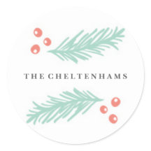 Mooie Winter Lijst Sticker