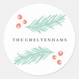 Mooie Winter Lijst Sticker