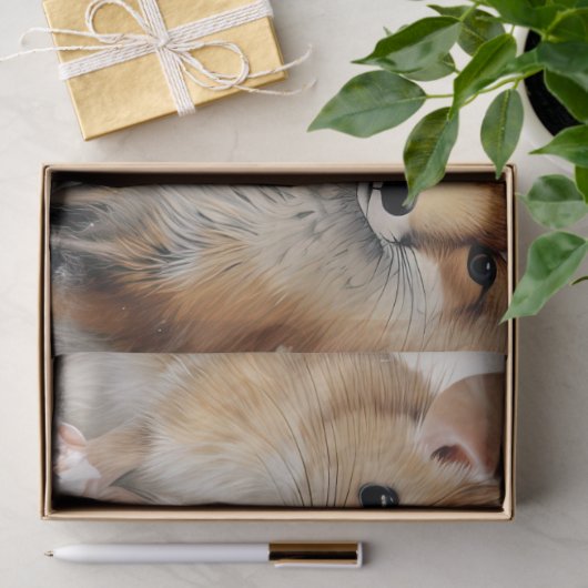 Mooie Winter Muizen & Vos Decoupage Weefselpapier Tissuepapier (Geschenk)