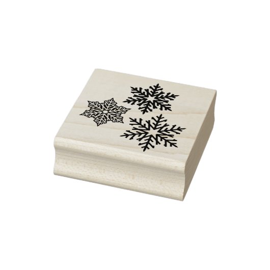 Mooie Winter Sneeuwvlokken Rubberstempel (Stempel)