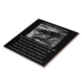 Mooie Winter Solstice Ravens en Crescent Moon Tegeltje (Zijkant)