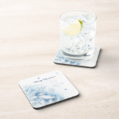 Mooie winter vorst kerst bier onderzetter (Rechterzijde)