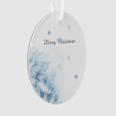 Mooie winter vorst kerst ornament (voorkant)