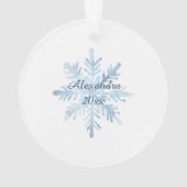 Mooie winter vorst kerst ornament (achterkant)