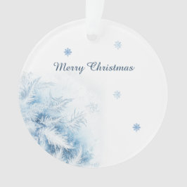 Mooie winter vorst kerst ornament