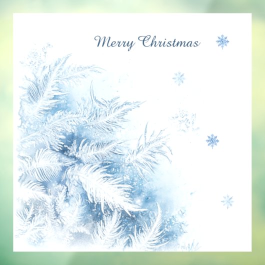 Mooie winter vorst kerst raamsticker (Vel 3)
